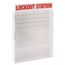BRADY Polystyrene White 30 inch Lockout Station, 15Y620-image-58