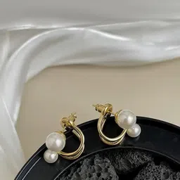ONUYX Crescent Shaped Studs Earrings-52