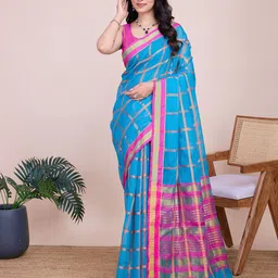 Panzora Woven Design Zari Saree-image-72
