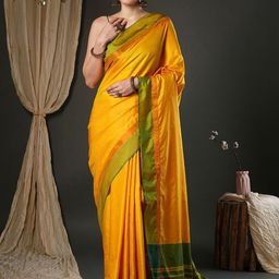 IndianRang Solid Zari Regular Saree-33