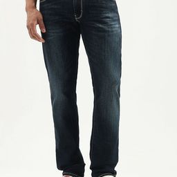 United Colors of Benetton Men Straight Fit Mid-Rise Light Fade Jeans-picture-45