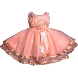 VILLATA FASHION girls Georgette Maxi Dress-picture-7
