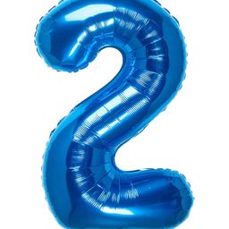 Shopperskart 2 Number Foil Balloon Blue - Height 40.64 cm-image-62