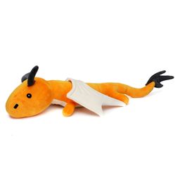 SANISHTH Super Soft Fabric Denny - The Queenly Dragon Toy Orange - Length 66 cm-17