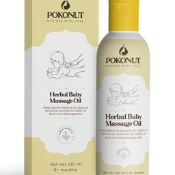 Pokonut Herbal Baby Massage Oil - 100 ml-image-8