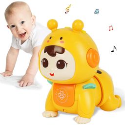 Puchi Toys Crawling Baby- Yellow-image-58
