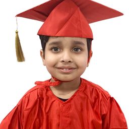 BookMyCostume Convocation Cap - Red-image-65