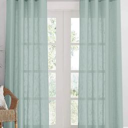 HOMEMONDE Grey Set of 2 Sheer Long Door Curtain-22