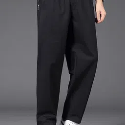 HERE&NOW Men Regular Fit Mid-Rise Trousers-image-10