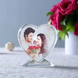 FNP Personalised Crystal Table Top Photo Frame image 1