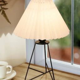 Homesake Off White Metal Table Lamp-34