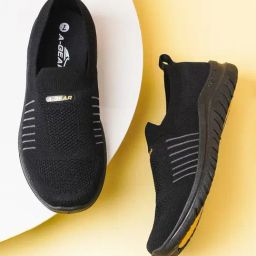 Campus Men's Black Walking Shoes-image-70