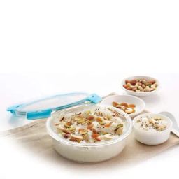 HAZEL Transparent Glass Airtight Container - Set of 1 (950 ML)-image-19
