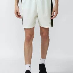 Van Heusen White Regular Fit Printed Shorts-image-59