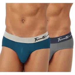 Freecultr Teal & Grey Comfort Fit Briefs - Pack of 2-picture-20
