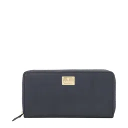 Van Heusen Navy Solid Zip Around Wallet for Women-31