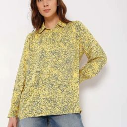 Vero Moda Yellow Printed Top-image-43