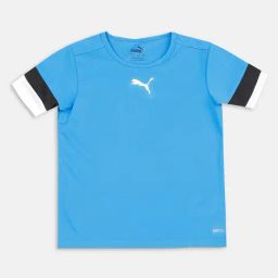 Puma Kids Blue Solid T-Shirt-25