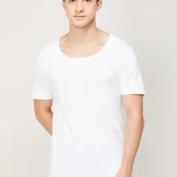 Fame Forever by Lifestyle White Cotton Regular Fit Vest-image-29