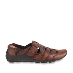 Metro Men's Brown Fisherman Sandals-picture-15