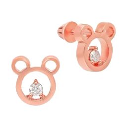 Malabar Gold and Diamonds 18K (750) BIS Hallmark Rose Gold Earring for Kids-image-88
