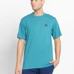 Adidas Turquoise TR-ES COMF Training T-Shirt-image-89