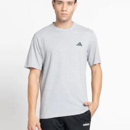Adidas Grey TR-ES COMF Training T-Shirt-image-45