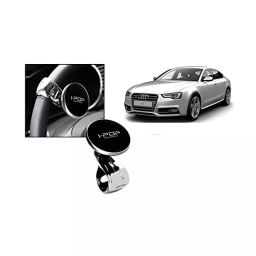 Auto Pearl I-Pop Sparkling Grey Car Power Steering Wheel Platinum Big Knob Spinner Compatible with S5-35