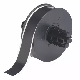 BRADY Continuous Label Roll 1-1/8 inch Width Polyester Black, 6UMX3 (Roll of 100 Feet)-4