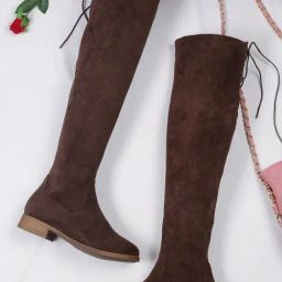 Flat N Heels Women's Brown Casual Booties-image-25