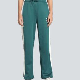 Puma Green Color-Block Track Pants-picture-8