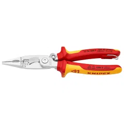 KNIPEX Electrician Plier, 200mm, 1/0Awg, 13 96 200 T-47