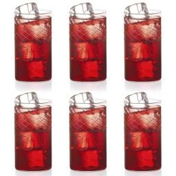 Borosil Vision Transparent Glass Drinking Glass 350ml - Set of 6-picture-30