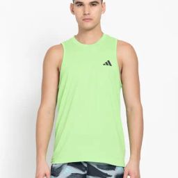 adidas Essentials Green Slim Fit Tank Tee-image-24