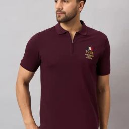 Club York Wine Regular Fit Polo T-Shirt-picture-1