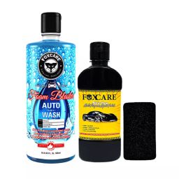 Foxcare 200 ml, 500 ml Black & Blue All in One Polish & Auto Wash Shampoo-10
