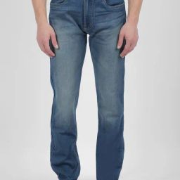 Numero Uno Blue Straight Fit Faded Jeans-image-18