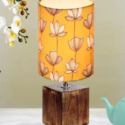 Homesake Yellow Wood Table Lamp-image-91
