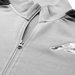 ALCIS Grey Regular Fit Self Pattern Sports Jacket image 5