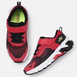 Skechers Boys Red ELITE SPORT TREAD Woven Design Sneakers-image-56