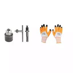 Hillgrove HGCM25M1 1200W 26mm Hammer Drill Machine with SDS Adapter Drill Chunk & 5 Pcs SDS Plus Bits Set image 2