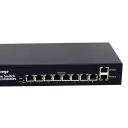 Secureye 8 Port + 2 Port (10/100) Uplink Switch, S-8FE-2-LD-NW-23