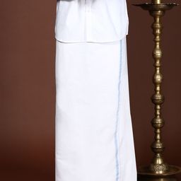 WHITE HEART Men Pure Cotton Dhotis-picture-40