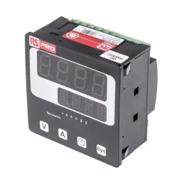 RS PRO LED Digital Panel Multi-Function Meter 92x92 mm, 1365379-5