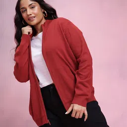 DressBerry Curve Plus Size Pure Acrylic Cardigan-picture-48