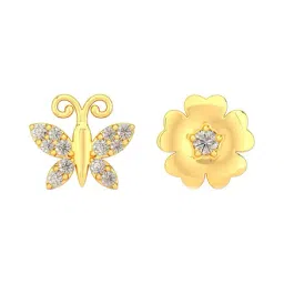 Joyalukkas 22 kt Gold Mismatch Earrings-image-11