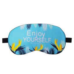 Jenna Enjoy Blue Printed Sleeping Eye Mask-image-5
