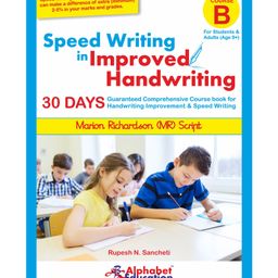 Alphabet Education Marion Richardson MR Script Speed Writing In Improved Handwriting - Book B - English-10