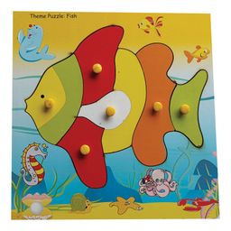 KIDS LOGIC Theme Puzzle Standard Fish - Multicolor-26