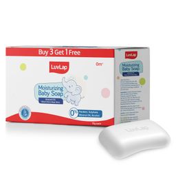 Luv Lap Moisturizing Baby Soap Pack of 4 - 300 g-66